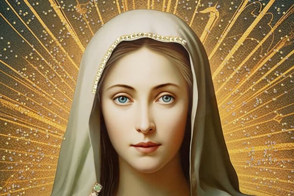 FURNLUX VÄGGKONST MADONNA GULD 72CM