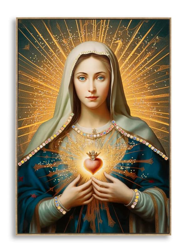 FURNLUX VÄGGKONST MADONNA GULD 72CM
