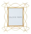 Miniatyrbillede 2 af 6: FURNLUX RAMME GLAMMET GULD 36CM