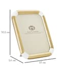Miniatyrbild 6 av 6: FURNLUX RAM BANN GULD 25CM
