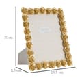 Miniatyrbild 6 av 6: FURNLUX RAM ROSSEN GULD 26CM