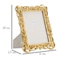 Miniatyrbild 6 av 6: FURNLUX RAM FLOSSY GULD 23CM