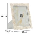 Miniatyrbild 6 av 6: FURNLUX RAM FJÄRIL BEIGE 28CM