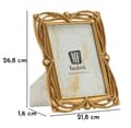 Miniatyrbild 6 av 6: FURNLUX RAMLINJE GULD 22CM