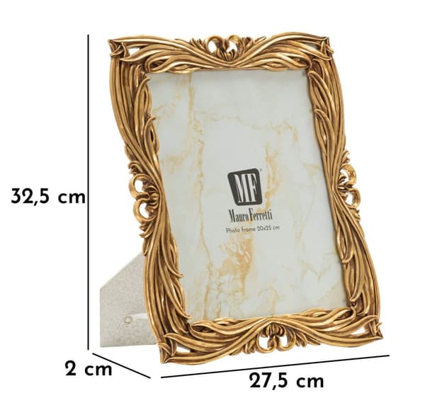 FURNLUX RAM BAROCK GULD 28CM