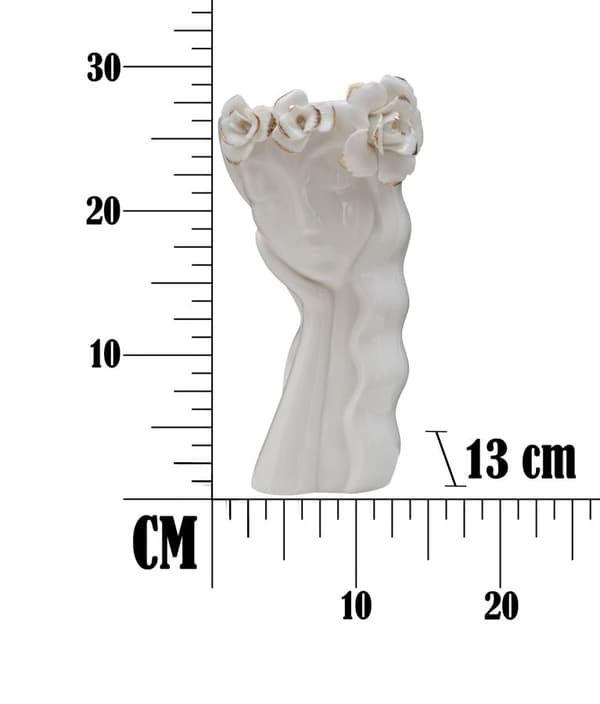 FURNLUX VAS KVINNA VIT 15CM