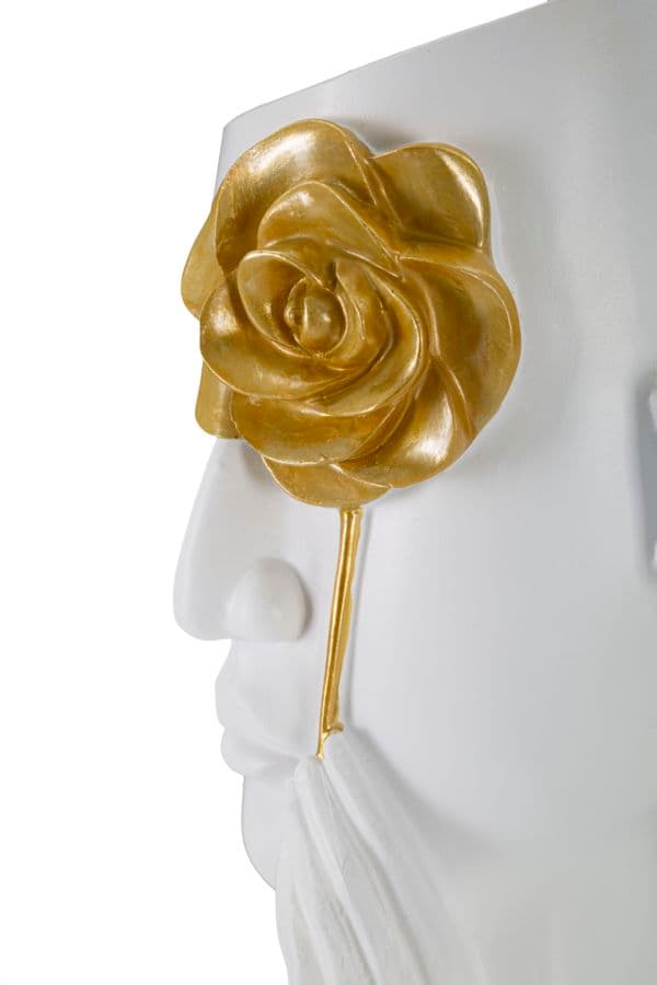 FURNLUX VAS FIORE VIT 14CM