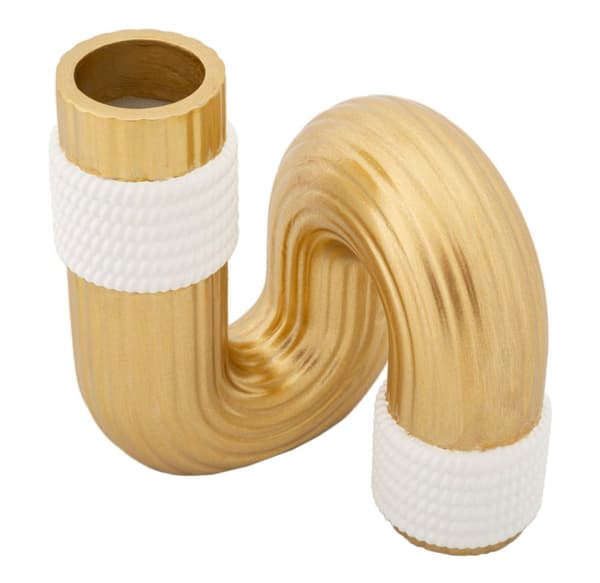 FURNLUX VAS BANN GULD 11CM
