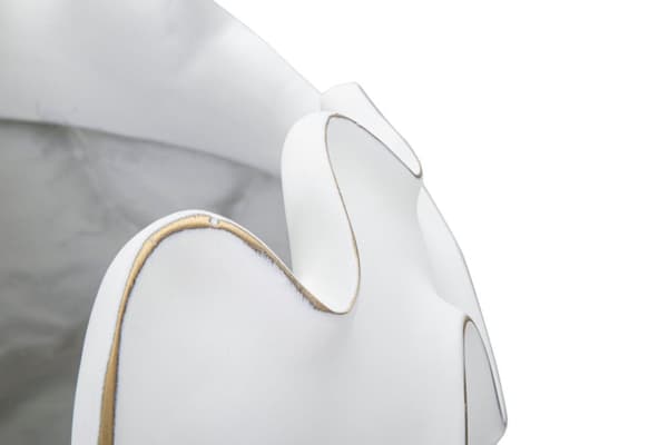 FURNLUX VAS LINJE BEIGE 44CM