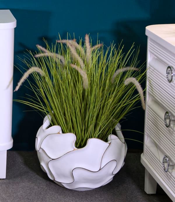 FURNLUX VAS LINJE BEIGE 44CM