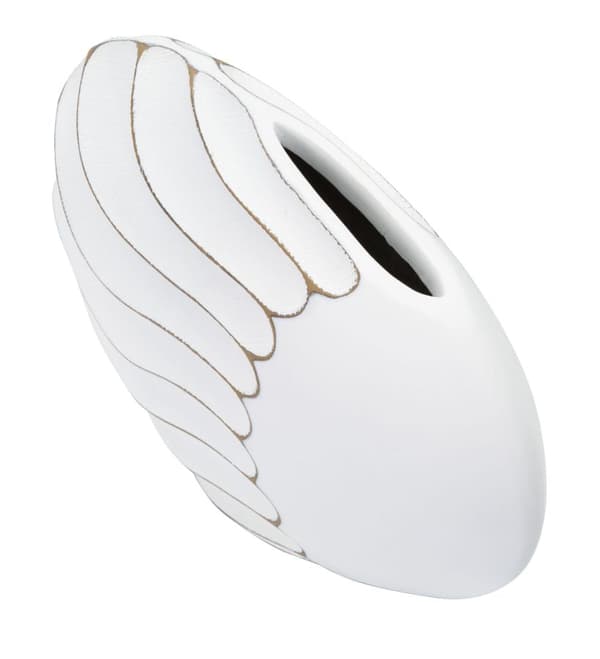 FURNLUX VAS LINJE BEIGE 34CM