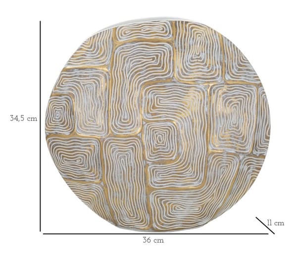 FURNLUX VAS ECLIPS GULD 36CM