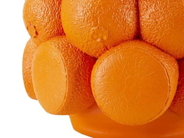 FURNLUX VAS ORANGEGRÅ ORANGE 19CM