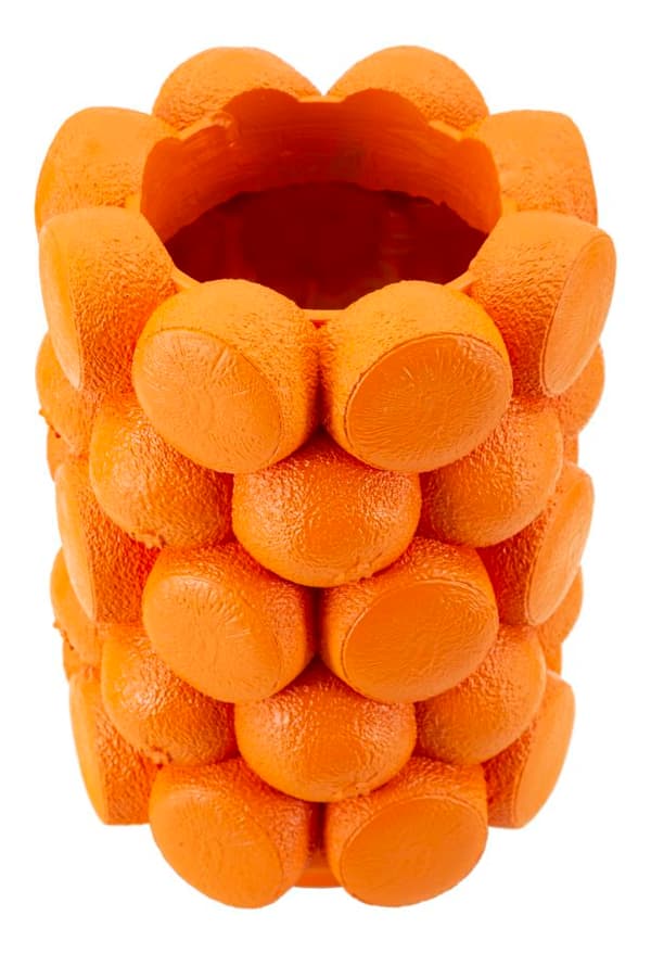 FURNLUX VAS ORANGEGRÅ ORANGE 19CM