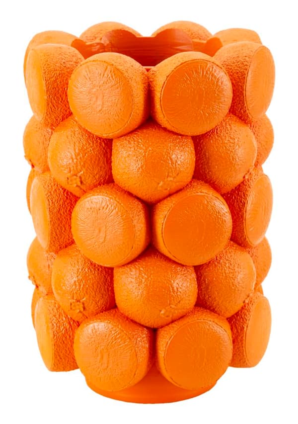 FURNLUX VAS ORANGEGRÅ ORANGE 19CM