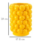 Miniatyrbild 7 av 7: FURNLUX VAS CITRONER GUL 21CM