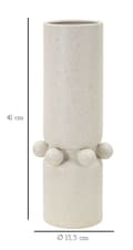 Miniatyrbild 6 av 6: FURNLUX VAS BUBBLOR BEIGE 16CM