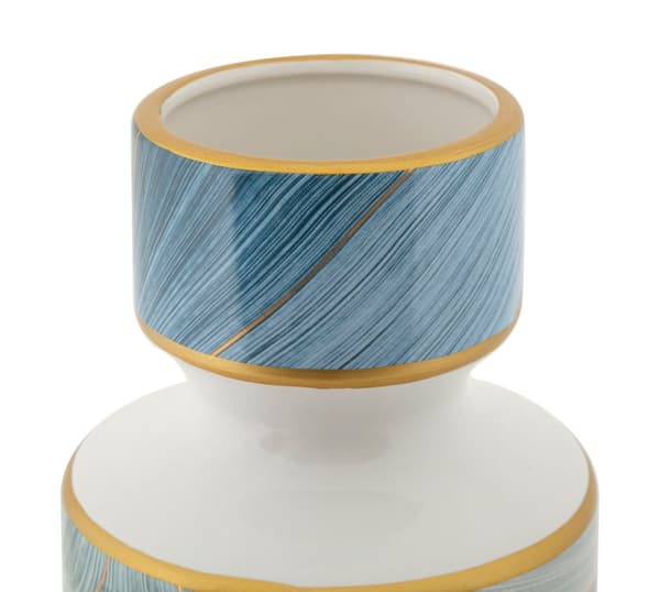 FURNLUX VAS ELEGANT BLÅ 14CM