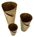 Miniatyrbild 3 av 8: FURNLUX VAS FLOSSY GULD 39CM (3 ST)