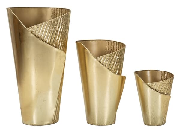 FURNLUX VAS FLOSSY GULD 39CM (3 ST)