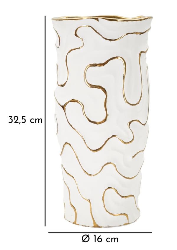 FURNLUX VAS ADORE VIT 16CM