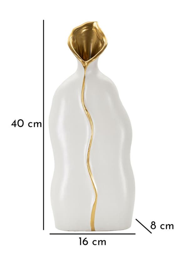 FURNLUX VAS UMA VIT 16CM