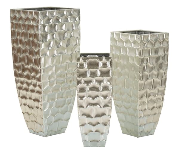 FURNLUX VAS ARGY SILVER 39CM (3 ST)