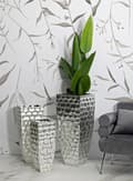 Miniatyrbild 8 av 9: FURNLUX VAS ARGY SILVER 39CM (3 ST)