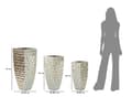 Miniatyrbild 9 av 9: FURNLUX VAS ARGY SILVER 39CM (3 ST)