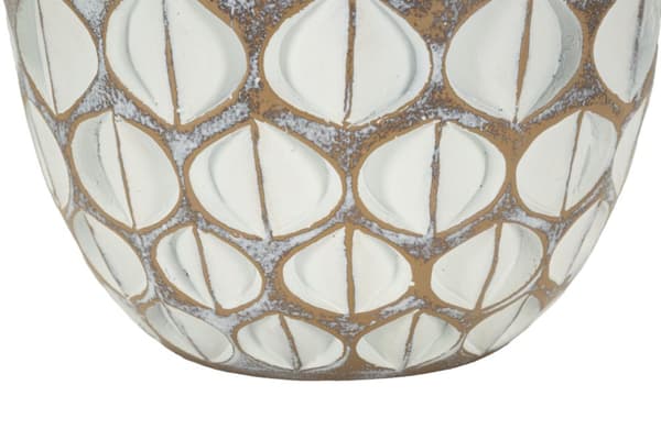 FURNLUX VAS TIBET BEIGE 20CM