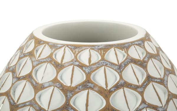 FURNLUX VAS TIBET BEIGE 27CM