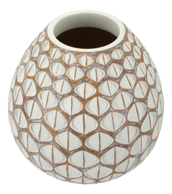 FURNLUX VAS TIBET BEIGE 27CM
