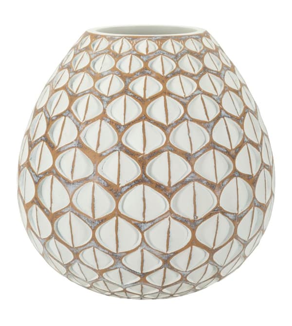 FURNLUX VAS TIBET BEIGE 27CM
