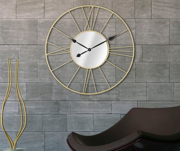 FURNLUX KLOCKA PINNE GULD 80CM