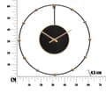 Pikkukuva 6 / 6: FURNLUX KELLO PERLY MUSTA 61CM
