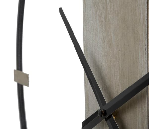 FURNLUX KLOCKA SILVY SVART 61CM