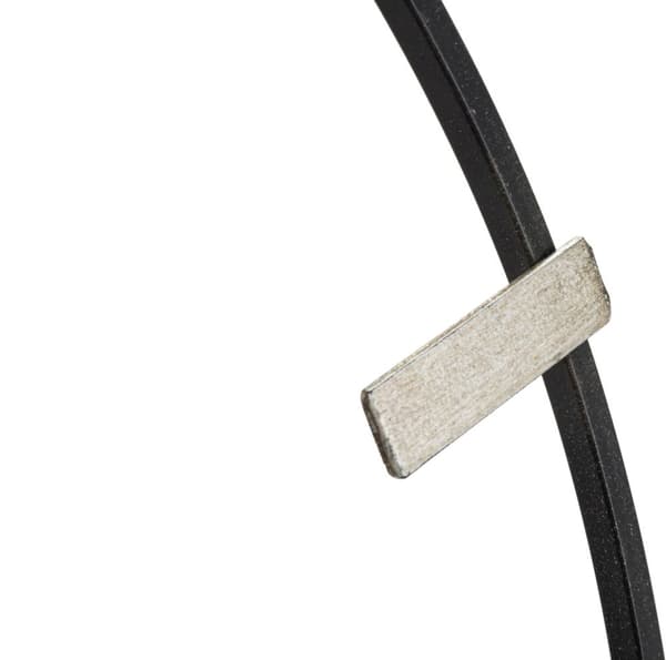 FURNLUX KLOCKA SILVY SVART 61CM
