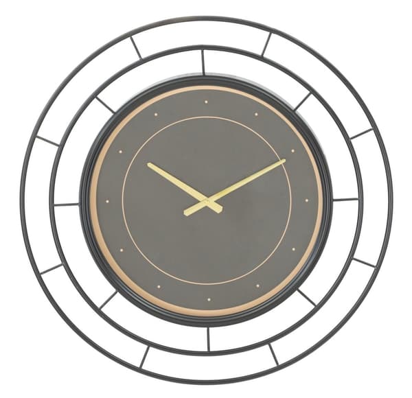 FURNLUX KLOCKA MODE SVART 70CM