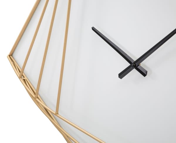 FURNLUX KLOCKA GULDFÄRGAD GULD 85CM