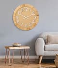 Miniatyrbild 5 av 6: FURNLUX KLOCKA BOHO BEIGE 60CM