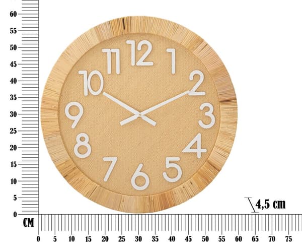 FURNLUX KLOCKA BOHO BEIGE 60CM