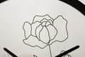 Miniatyrbild 3 av 6: FURNLUX KLOCKA BLOMMA SVART 40CM
