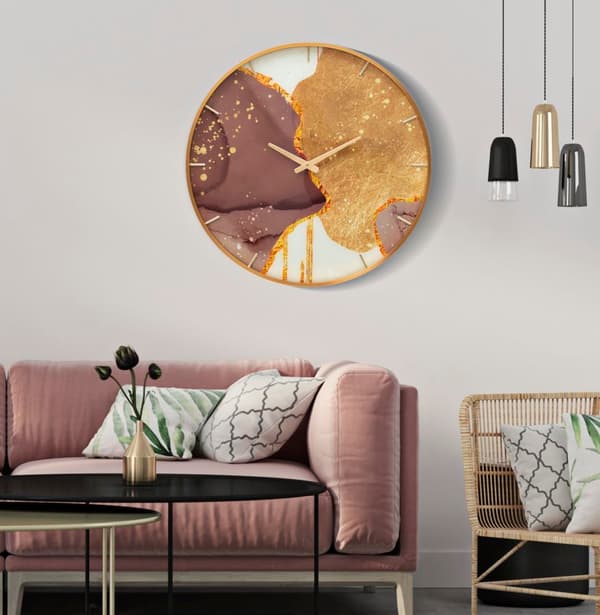 FURNLUX KLOCKA GLOTY GULD 5CM
