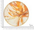 Miniatyrbild 6 av 6: FURNLUX KLOCKA TOPLY ORANGE 5CM
