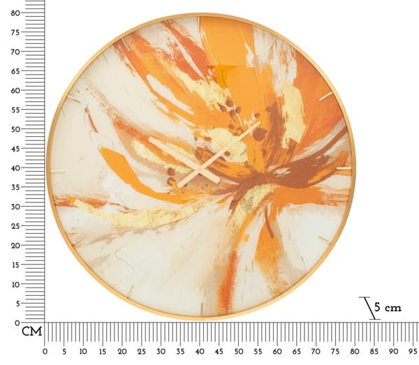 FURNLUX KLOCKA TOPLY ORANGE 5CM