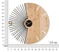 Miniatyrbild 6 av 6: FURNLUX KLOCKA WORDY BEIGE 60CM
