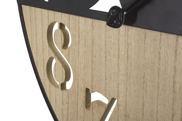 FURNLUX KLOCKA PALM SVART 60CM