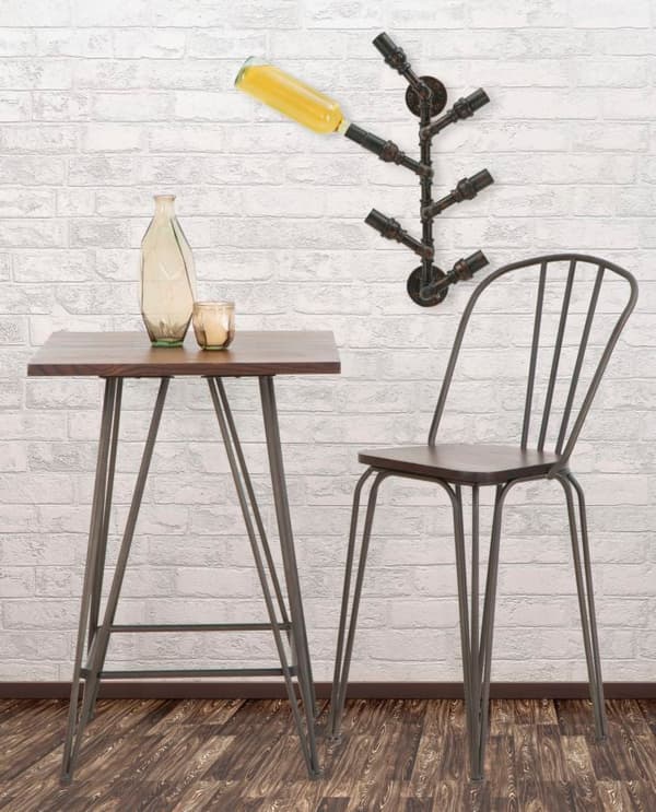 FURNLUX FLASKHÅLLARE MANHATTAN SVART 27CM