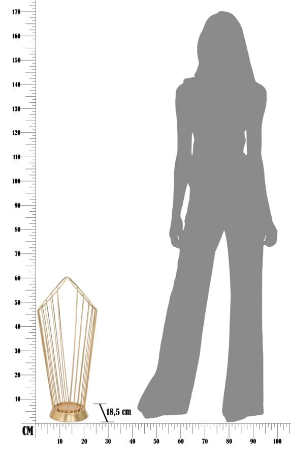 FURNLUX PARAPLYHÅLLARE PINNE GULD 26CM