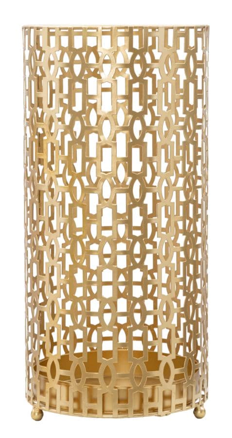 FURNLUX PARAPLYHÅLLARE OBLIN GULD 23CM